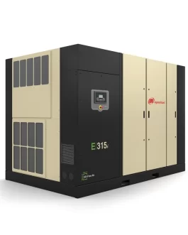 Compresores de aire de tornillo rotativo libre de  aceite de la serie E, de 185 a 355 kW